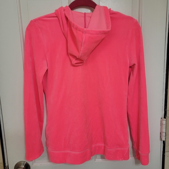 Lilly pulitzer Larina Velour full zip hoodie. - Picture 3 of 13